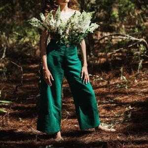 Olette Filipina Verde Pants size XS NWT